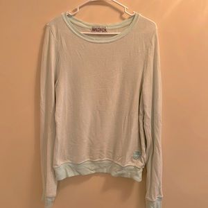 Wildfox light blue cozy pullover